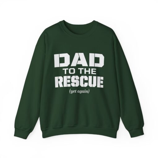 🛠️🦸‍♂️ Dad to the Rescue (Yet Again) Unisex Sweatshirt – Warmth for the Everyday Hero - Image 10