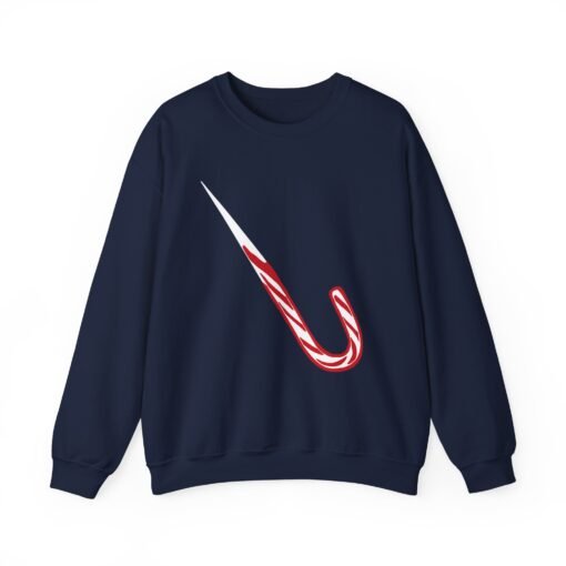 🍭🔪 Candy Cane Shiv Unisex Sweatshirt – Sweet, Sharp & Seriously Festive - Image 13