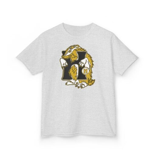 🦡💛 House of Badger Kids’ Cotton T-Shirt – Brave Hearts, Kind Souls - Image 8