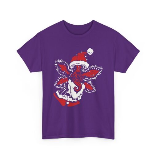 🎅👹 Demogorgon Santa Unisex T-Shirt – Upside Down Holiday Vibes - Image 15