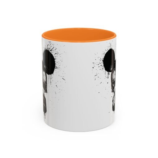 🐭☣️ Gas Mask Mouse Accent Mug – Sip with a Side of Strange - Image 21