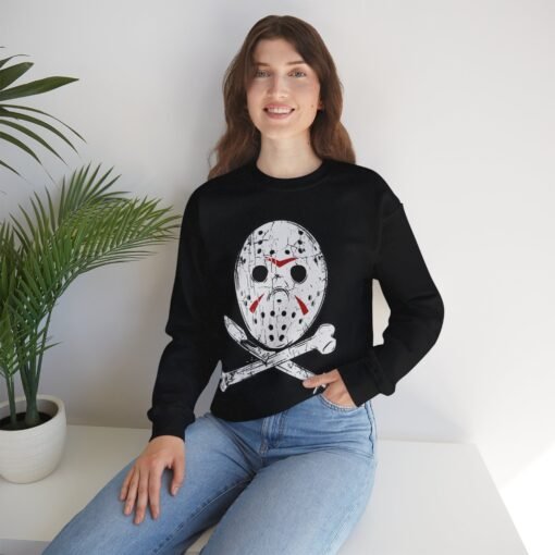 🏴‍☠️🔪 Camp Slasher Unisex Sweatshirt – Classic Horror, Killer Comfort - Image 5