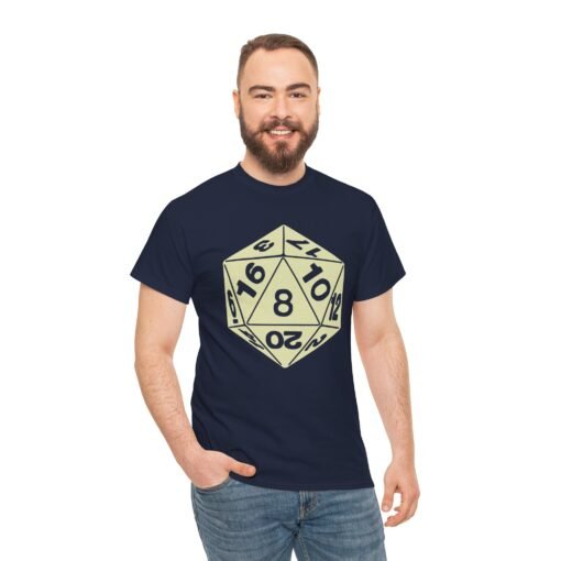 🎲🔥 20-Sided Die Unisex T-Shirt – Roll for Style - Image 5