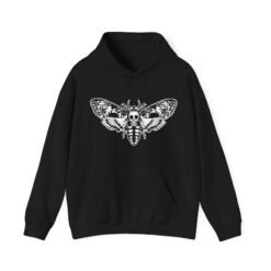 🦋💀 Death's Head Moth Unisex Hoodie – Bold. Mysterious. Unmistakably Cool.
