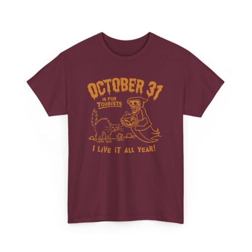 🎃🕸️ October 31st Is For Tourists Unisex T-Shirt – Everyday Is Halloween - Image 12