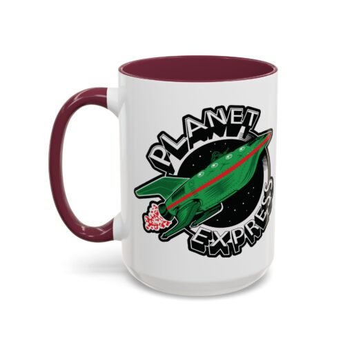 ☕ Planet Express Color Accent Mug – Fuel Your Day, 31st Century Style - Image 36