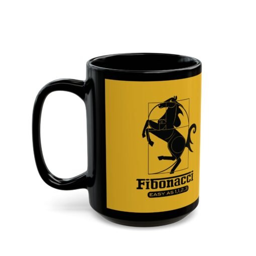 🏎️☕ Fibonacci Horsepower Black Mug – Precision Meets Speed - Image 9