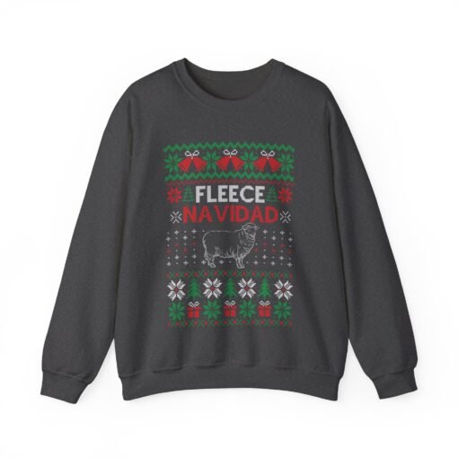 🐑🎄 Fleece Navidad Unisex Sweatshirt – Warm Wishes & Woolly Laughs - Image 12
