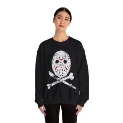 Alternative view of 🏴☠️🔪 Camp Slasher Unisex Sweatshirt – Classic Horror, Killer Comfort