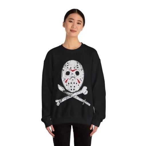 🏴‍☠️🔪 Camp Slasher Unisex Sweatshirt – Classic Horror, Killer Comfort - Image 2