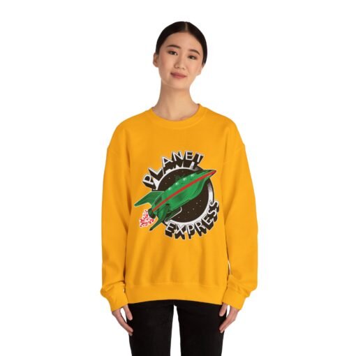 🚀 Planet Express Unisex Sweatshirt – Intergalactic Comfort, Futurama Style - Image 2