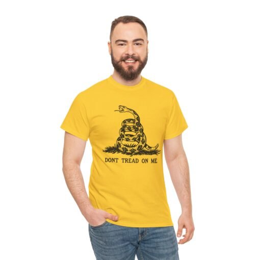 🐍💛 Gadsden Flag Unisex T-Shirt – Don’t Tread on Me - Image 3