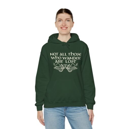 🌿 Not All Those Who Wander Are Lost Unisex Hoodie – For the True Adventurer - Image 7