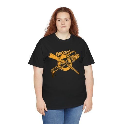 🪓🔫 Groovy Unisex T-Shirt – Hail to the King, Baby - Image 5