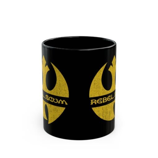 ⚔️ Rebel Scum Black Mug – Wu-Tang Style, Galactic Attitude - Image 2