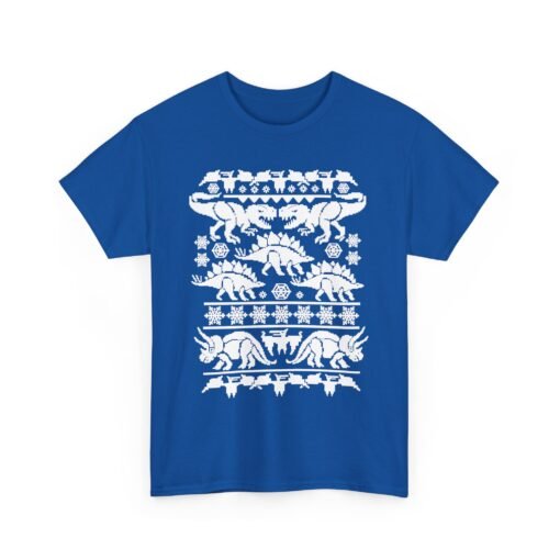 🦖🎄 Dino-Mite Christmas Unisex T-Shirt – Ugly Sweater Style with Prehistoric Cheer - Image 17