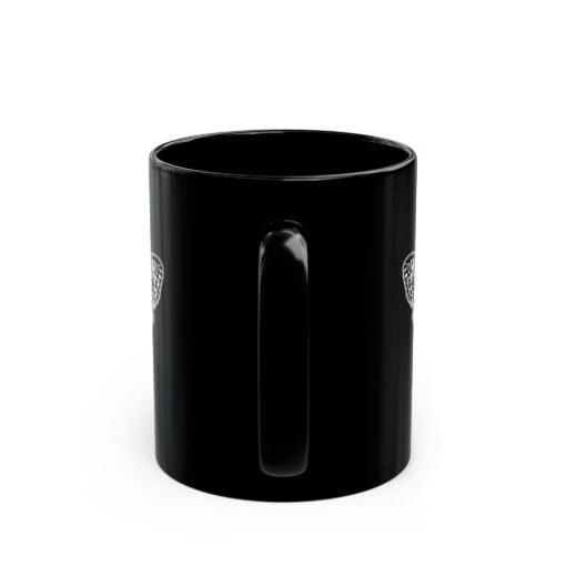 🦋 Death's Head Moth Black Mug – Dark Elegance with Every Sip - Image 8
