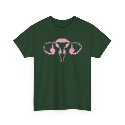 🖕🩷 Ovaries with Middle Fingers Unisex T-Shirt – Bold, Defiant, Unapologetic - Image 13