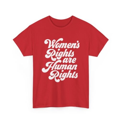 ✊💜 Women’s Rights Are Human Rights Unisex T-Shirt – Wear the Truth - Image 14