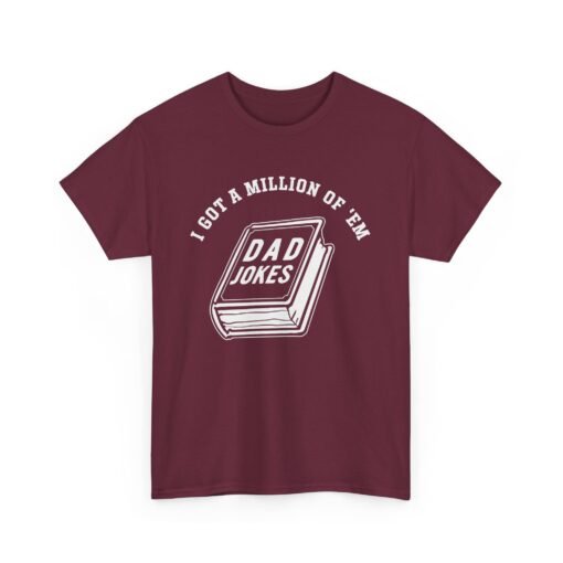 📚😄 Dad Joke Master Unisex T-Shirt – “I Got a Million of ’Em!” - Image 13