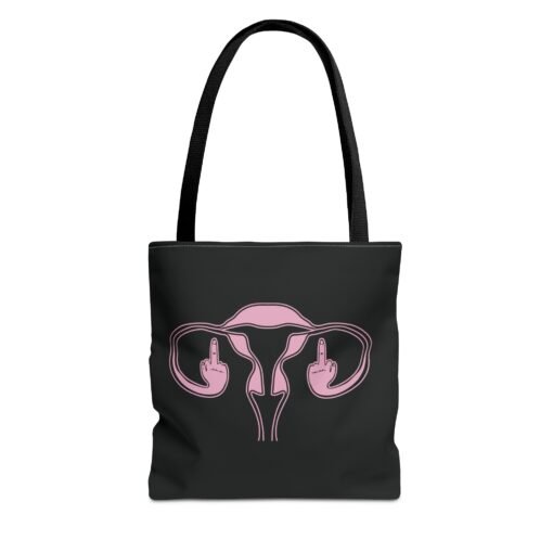 🖕🩷 Ovaries with Middle Fingers Tote Bag – Boldly Carry It All