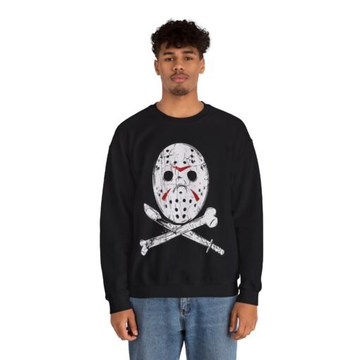 🏴‍☠️🔪 Camp Slasher Unisex Sweatshirt – Classic Horror, Killer Comfort - Image 3