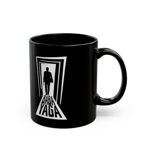 ☕🔫🖤 Baba Yaga Black Mug – For the Legend They Whisper About - Image 4
