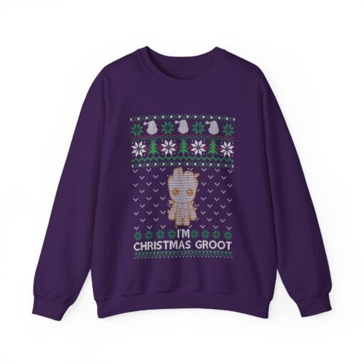 🌱🎄 Merry Grootmas Ugly Christmas Sweatshirt – Deck the Halls with Tiny Tree Joy - Image 14