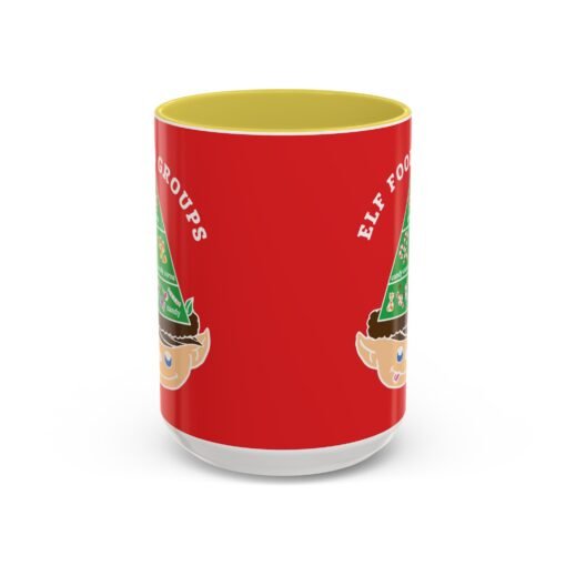 ☕🍬 Elf Food Groups Color Accent Mug – Sweet Sips from the North Pole - Image 89