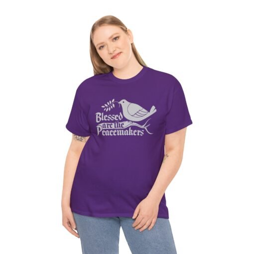🕊️ Blessed Are The Peacemakers Unisex T-Shirt – Wear the Message of Peace - Image 3