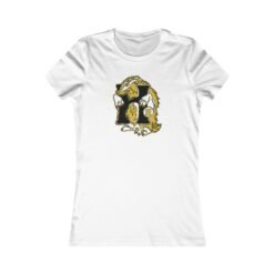 🦡💛 House of Badger Women’s Cotton T-Shirt – Loyal Style with a Magical Touch