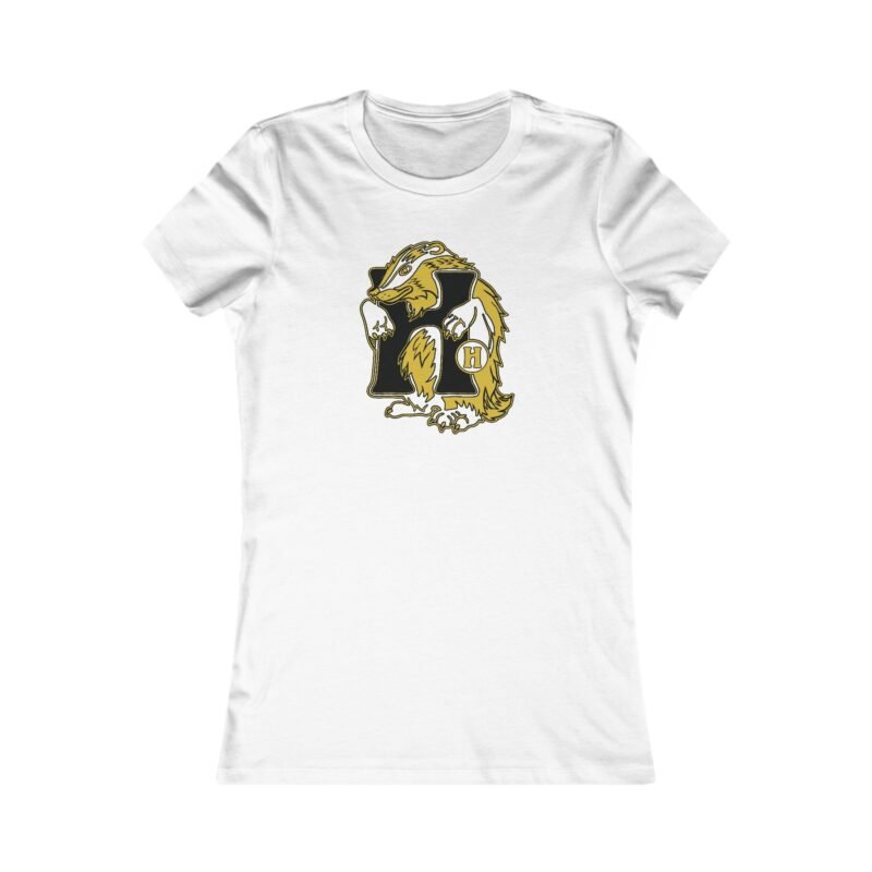🦡💛 House of Badger Women’s Cotton T-Shirt – Loyal Style with a Magical Touch