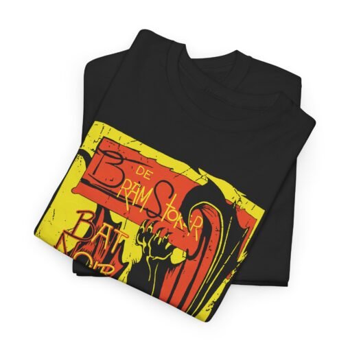 🦇🎩 Bat Noir Unisex T-Shirt – Dark Wings, Classic Mystery - Image 3