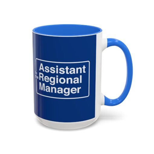 📛☕ Assistant to the Regional Manager Accent Mug – Sip Like It’s a Corporate Power Move - Image 26