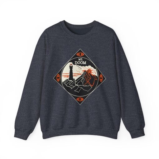 🔥 Mount Doom & Eye of Sauron Unisex Sweatshirt – Dark Elegance for Bold Fans - Image 17