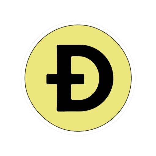 🚀🐶 Dogecoin Indoor Sticker – Much Wow, Many Stick - Image 7