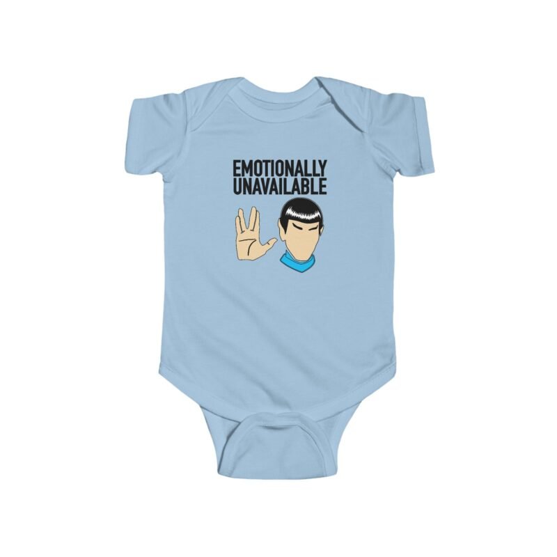 🖖👶 Emotionally Unavailable Baby Bodysuit – Too Small for Feelings, Too Cute to Handle