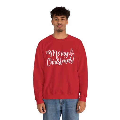 🎄 Merry Christmas Unisex Sweatshirt – Cozy Cheer, All Season Long - Image 5