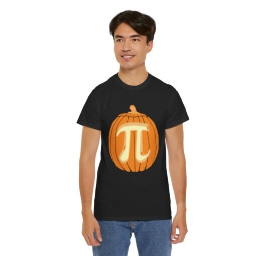 🎃🧮 Pumpkin Pi Unisex T-Shirt – Where Spooky Meets Nerdy - Image 7
