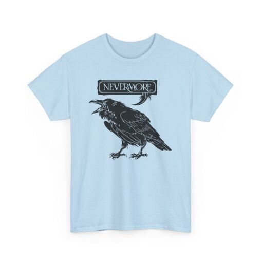 Nevermore The Raven | Unisex | Heavy Cotton | T-Shirt | Poe | Poetry | Gothic - Image 18