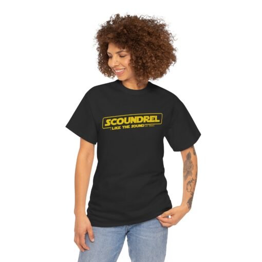 😏🚀 Scoundrel? I Like the Sound of That Unisex T-Shirt – Charm in Every Stitch - Image 6