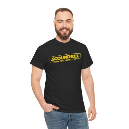 😏🚀 Scoundrel? I Like the Sound of That Unisex T-Shirt – Charm in Every Stitch - Image 3