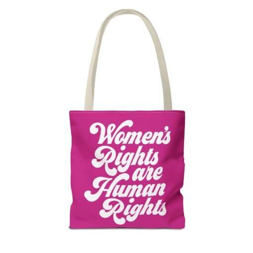 ✊💜 Women's Rights Are Human Rights Tote Bag – Equality On Your Shoulder - Image 26