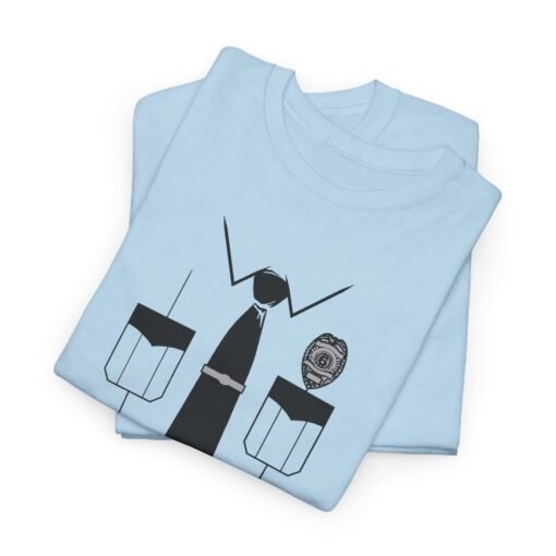 👮‍♂️🚓 Police Officer Costume Unisex T-Shirt – Serve, Protect, and Look Sharp - Image 3