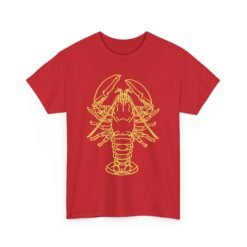 🦞 Outlined Lobster Unisex T-Shirt – Simple, Bold, and a Little Bit Snappy