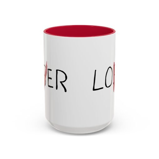 ☕ Loser / Lover Color Accent Mug – One Sip, Two Stories - Image 21