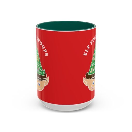 ☕🍬 Elf Food Groups Color Accent Mug – Sweet Sips from the North Pole - Image 61