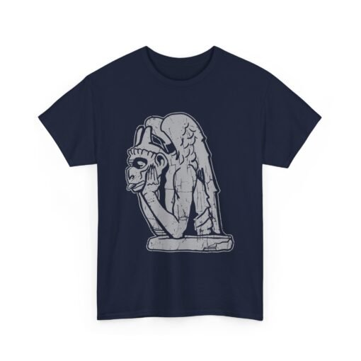 🗿🌙 Gargoyle Gaze Unisex T-Shirt – Stone Cold Guardian Style - Image 18