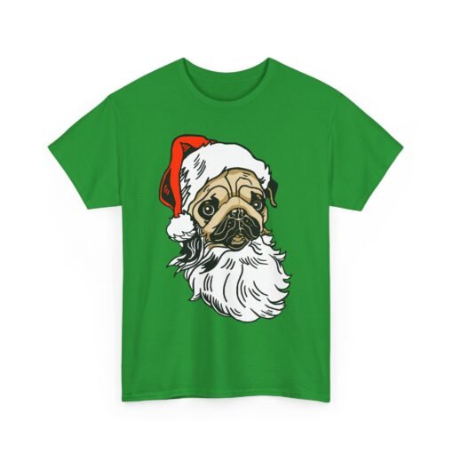 🎅🐾 Pug Santa Unisex T-Shirt – Ho Ho Hilarious Holiday Vibes - Image 14