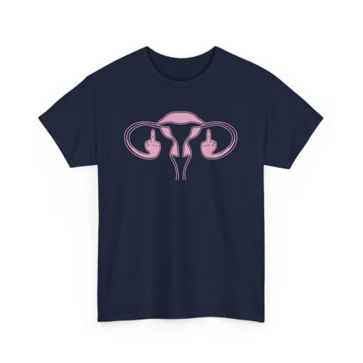 🖕🩷 Ovaries with Middle Fingers Unisex T-Shirt – Bold, Defiant, Unapologetic - Image 16